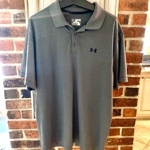Mens 2XL loose-fit gray UnderArmour shirt like new